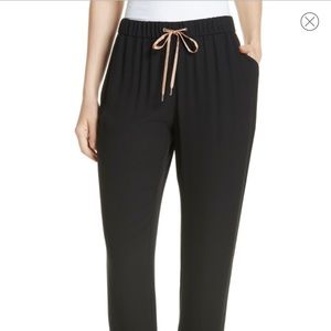 Eileen Fisher Silk Ankle Pants